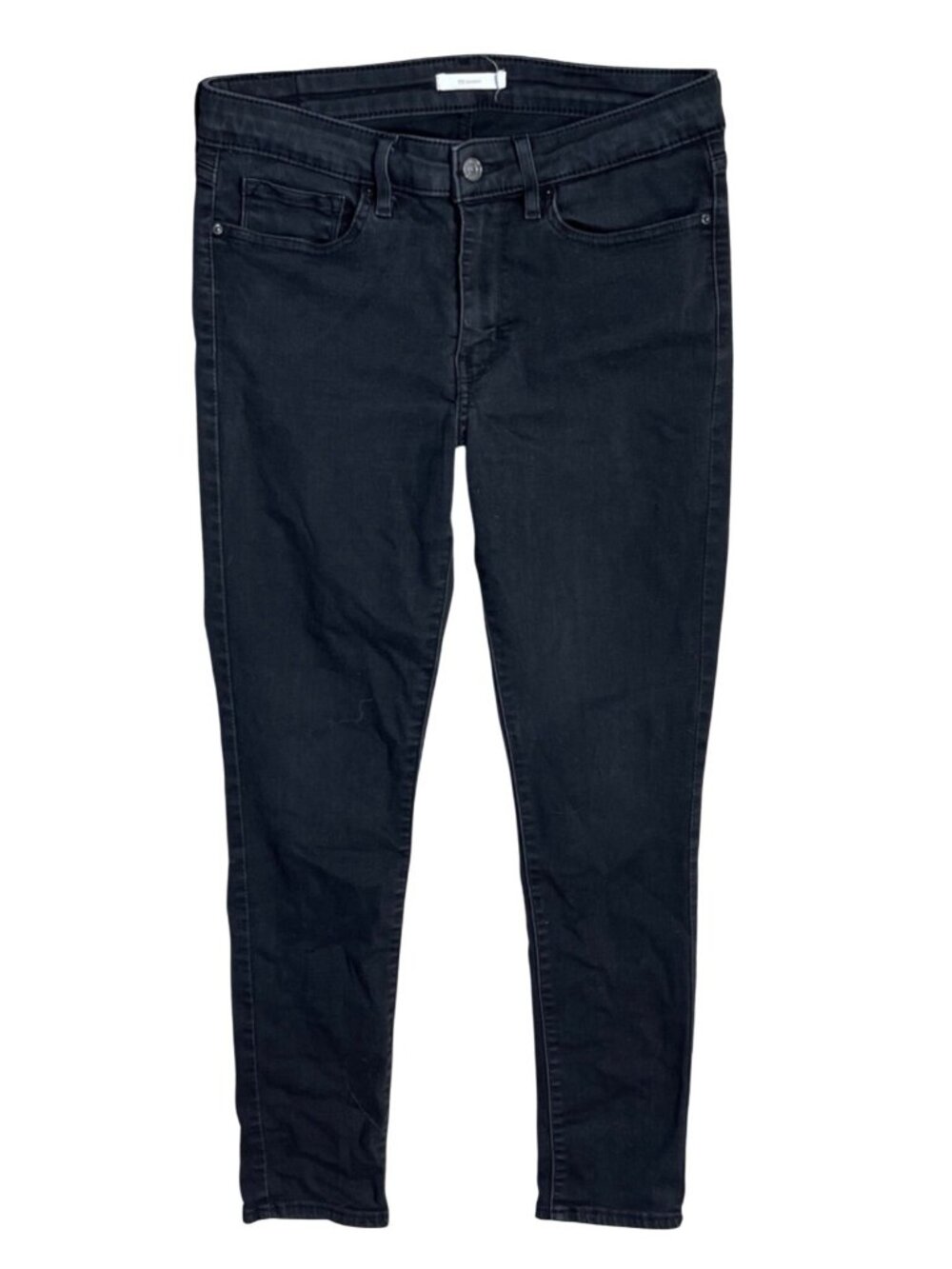 Levi's Jeans 711 Skinny Black Size 30 Stretch No Distressing